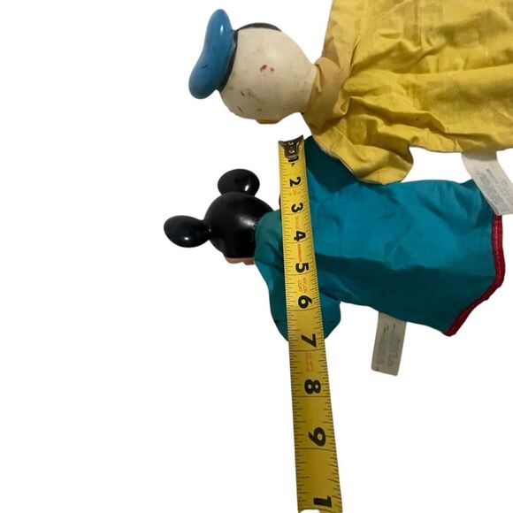 Vintage 1960’s Walt Disney Minnie Mouse & Donald Duck Hand Puppets Rare - Picture 11 of 16